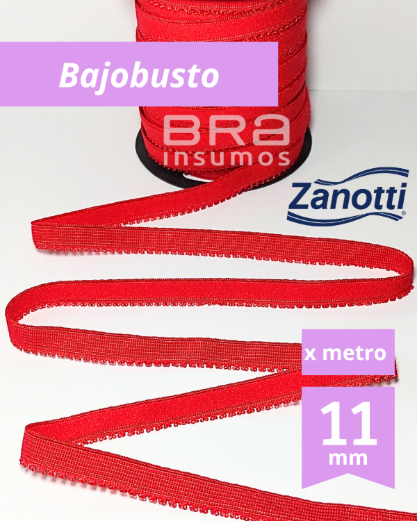 Producto - Bajobusto Fresia 12 - Rojo (x Metro)