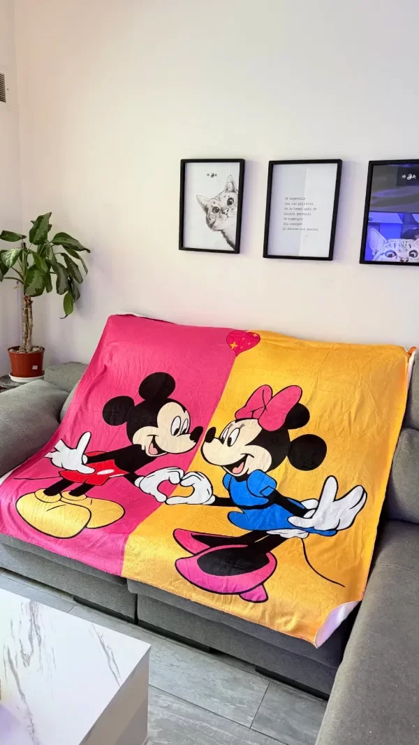 Producto - MANTA POLAR SOFT MIC Y MINNIE