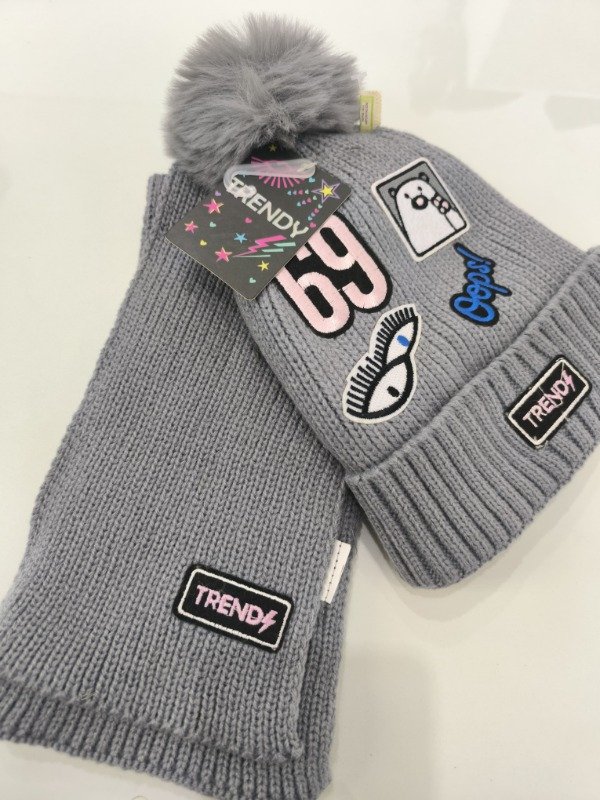 Producto - GORRO + BUFANDA COMBO PARA NIÑO/A