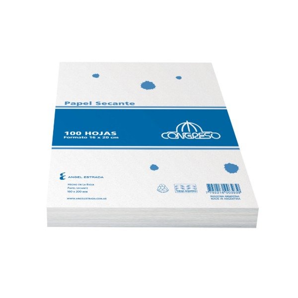 Producto - papel secante 16 x 20