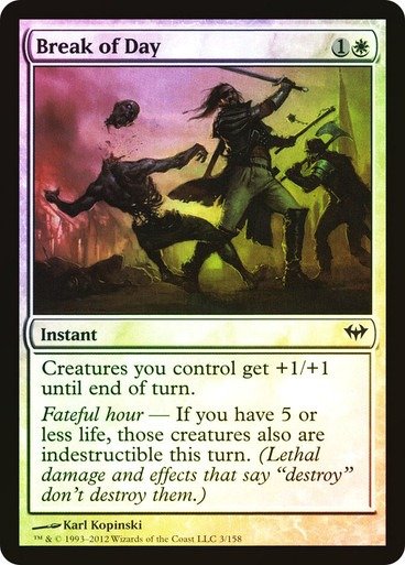 Producto - Break of Day Foil  Dark Ascension