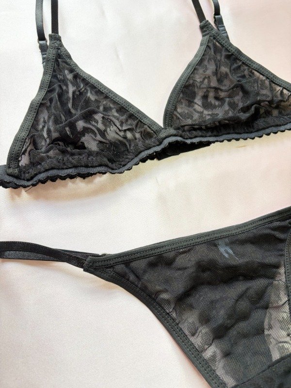 Producto - Tul Negro Animal Print - 7
