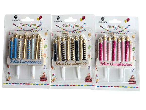 Producto - VELAS FELIZ CUMPLEAÑOS
