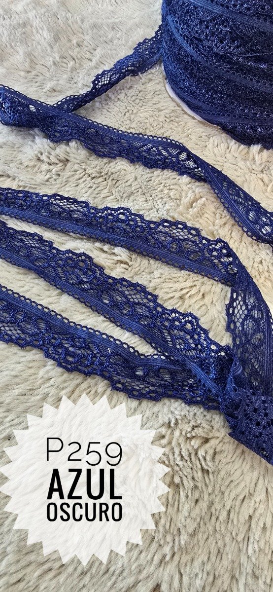 Producto - P259 PUNTILLA AZUL MARINO 2.5 cm