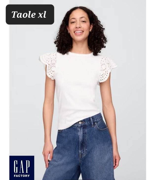 Producto - Remera manga corta gap talle xl blanca