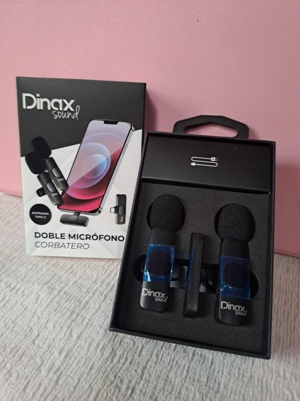Producto - Micrófono corbatero doble