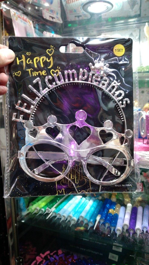 Producto - SET ANTEOJO Y VINCHA FELIZ CUMPLEAÑOS