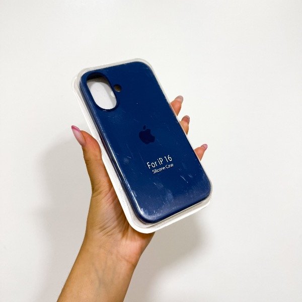 Producto - 32.Silicone case azul marino