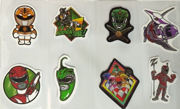 Producto - Pack Stickers / Power Rangers Lote N1 5 cm - 0