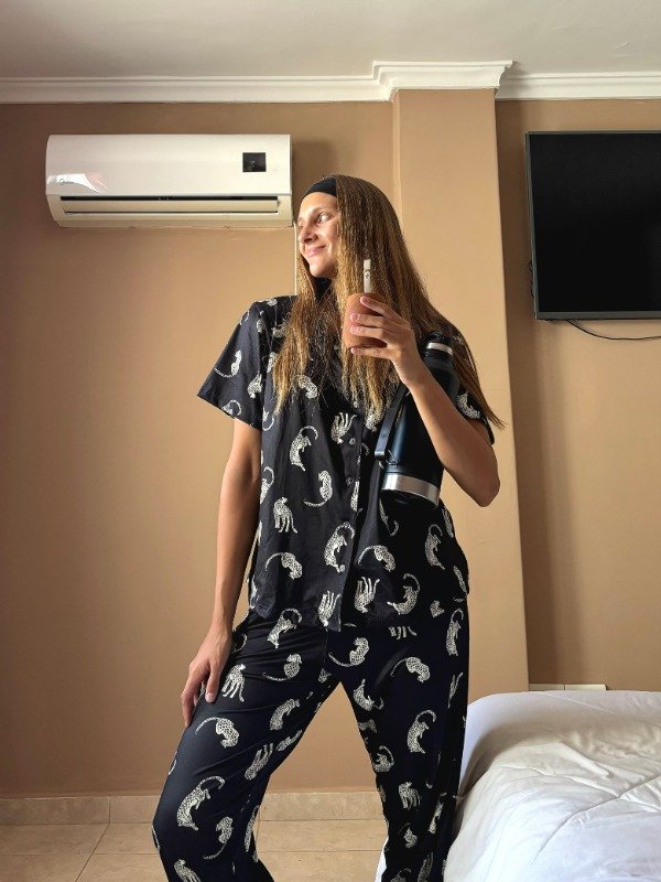 Producto - Pijama camisero Tiger black