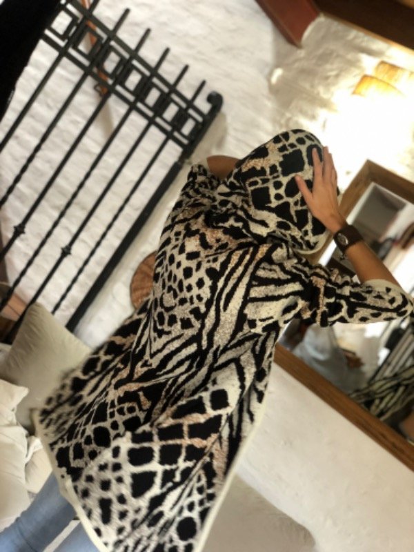 Producto - Saco jacquard animal