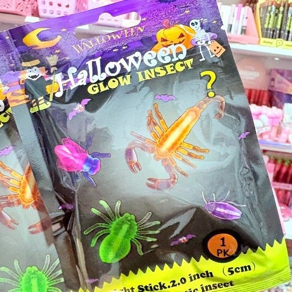 Producto - Insectos plásticos Fluorescentes Halloween - 0