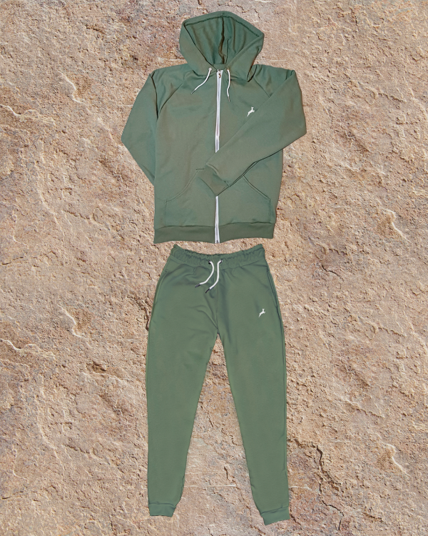 Producto - Conjunto Jogging Liso Algodón Verde