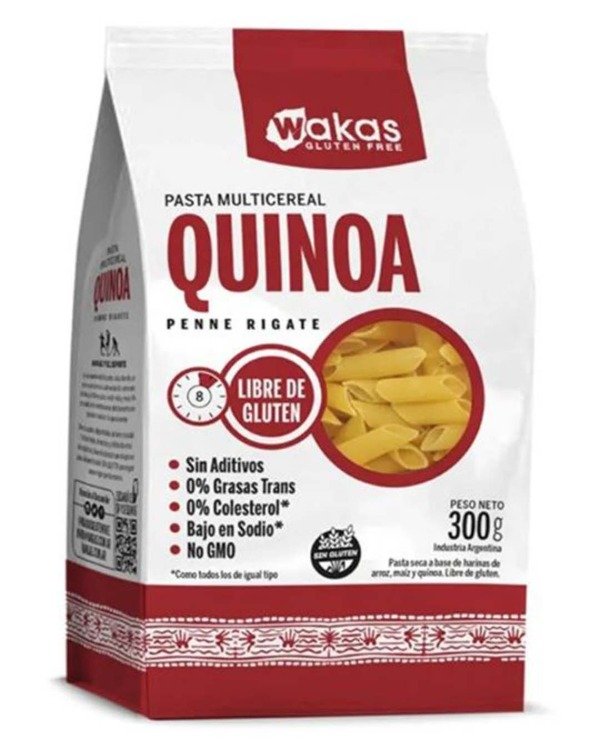 Producto - Wakas QUINOA PENNE RIGATE 300 GRS