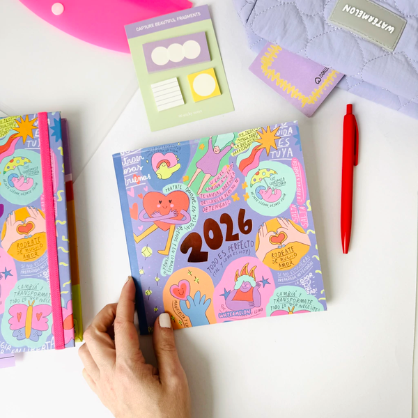 Producto - Planner cuadrado Todo es perfecto