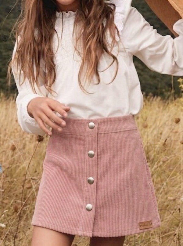 Producto - Mini Corderoy Rosa - 1 a 10 años