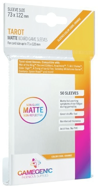 Producto - Gamegenic - Sleeves Tarot Matte