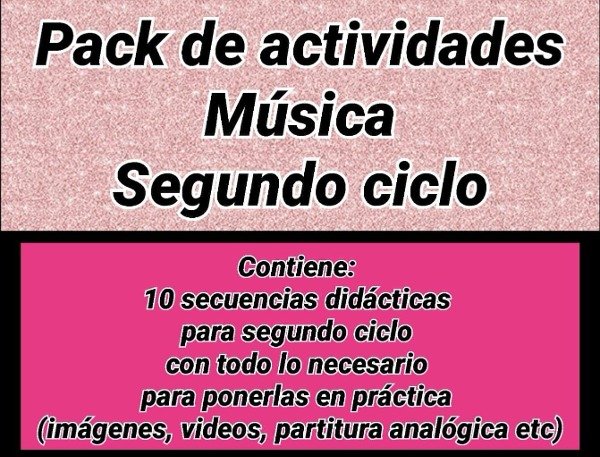 Producto - Actividades para segundo ciclo