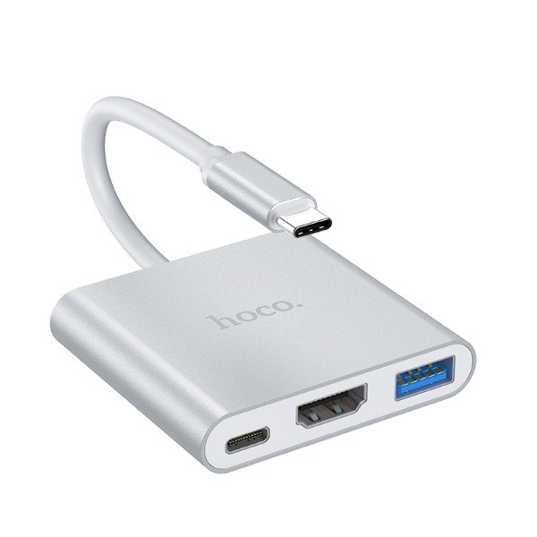 Producto - HOCO -  HB14 Hub Tipo C (USB3.0+HDTV+PD (Carga)) - 2