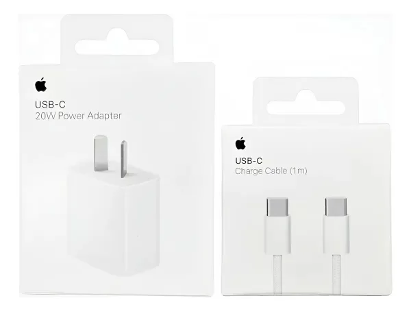 Producto - Cargador 20w + Cable C A C 1m Para Iphone (CERTIFICADO)