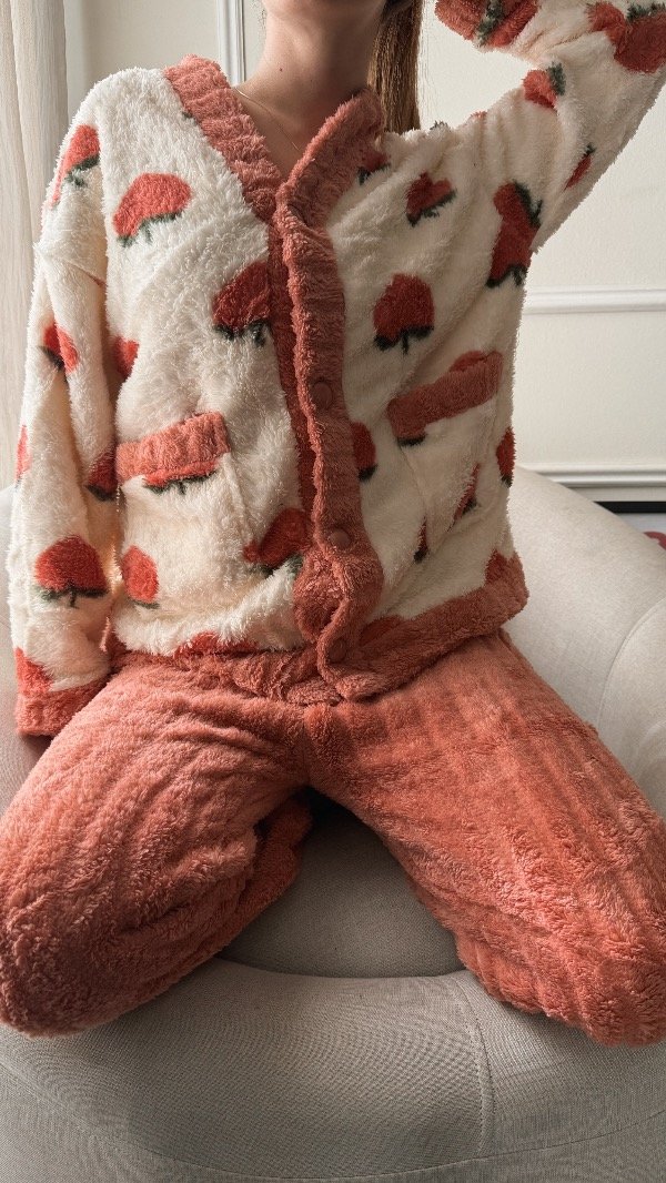 Producto - Pijama camisero frutas