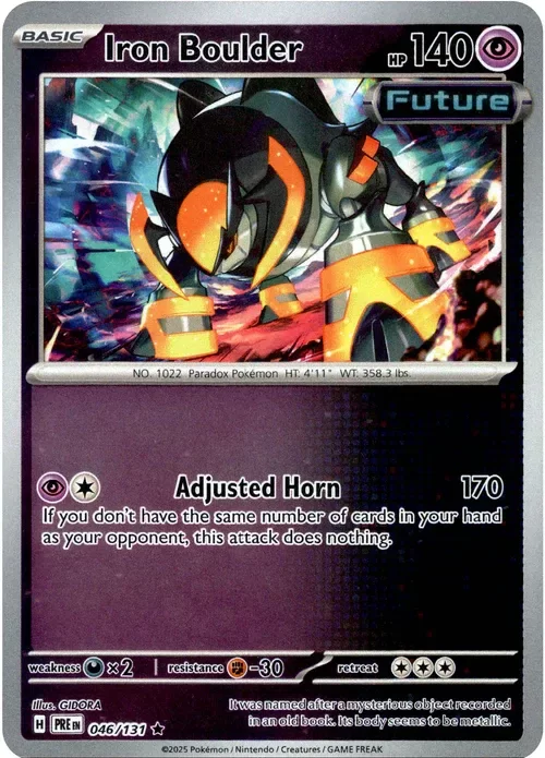 Producto - Iron Boulder - 046/131 - Prismatic Evolutions - Reverse Holo