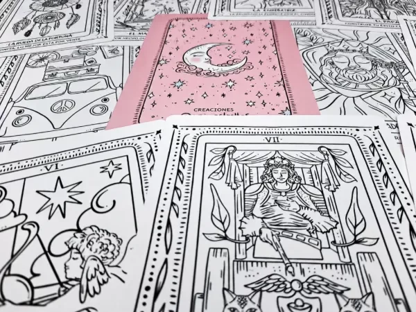 Producto - Tarot para colorear Rider Waite - Caja con naipes - 3