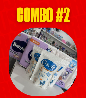 Producto - COMBO 2 - 2 BABYSEC PACKAHORRO PREMIUM SOFT + 3 T. HUMEDAS QSOFT