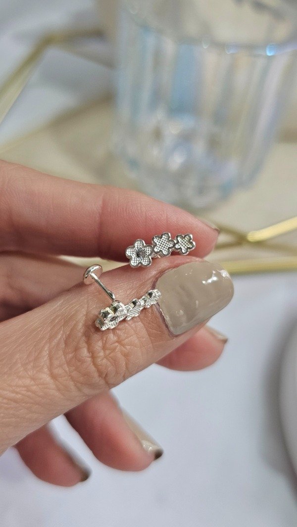 Producto - Abridor 3 flores y un cubic. Plata