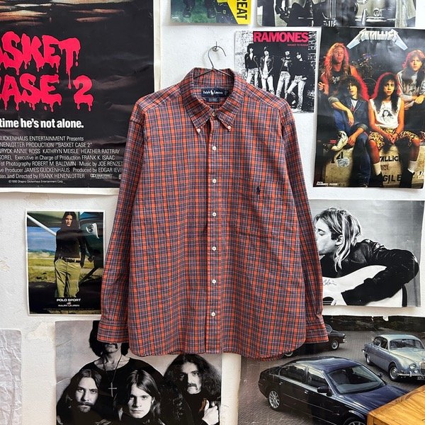 Producto - 1990s Camisa Polo Ralph Lauren Naranja