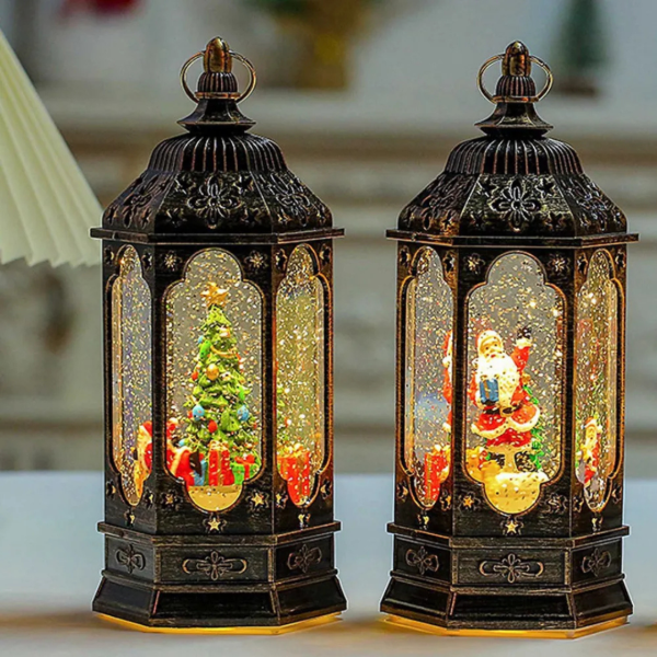 Producto - ADORNO FAROL METAL NAVIDEÑO