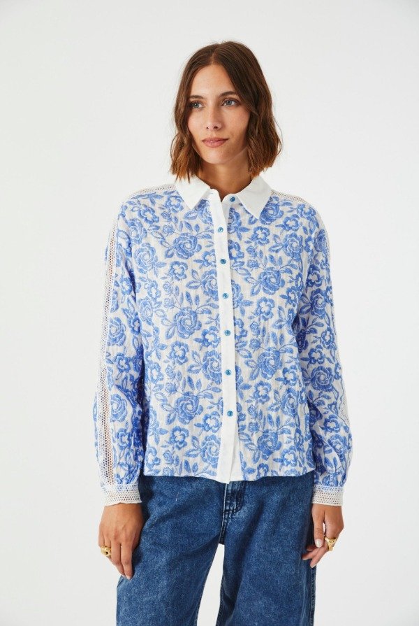 Producto - CAMISA ASPE AZUL