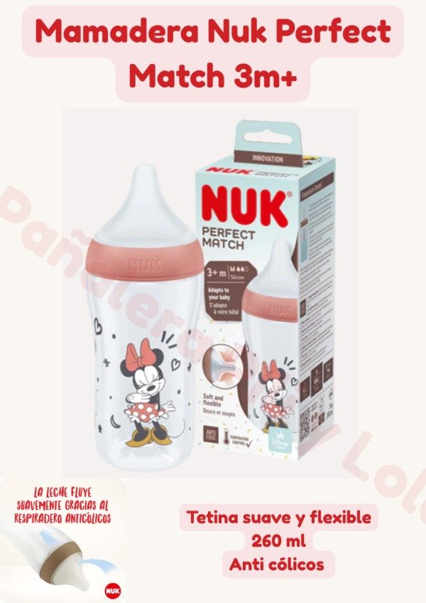 Producto - Mamadera Nuk Perfect Match 3M+