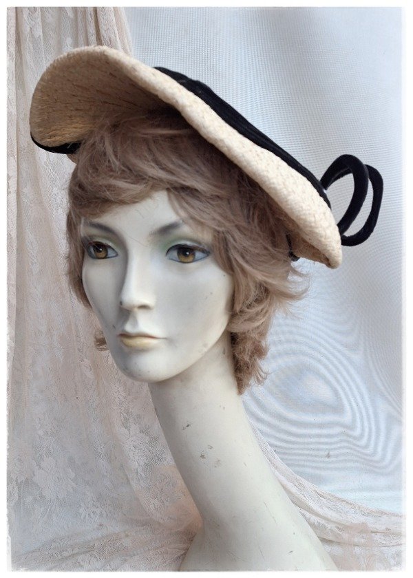 Producto - Casquete de ala ancha Rafia natural