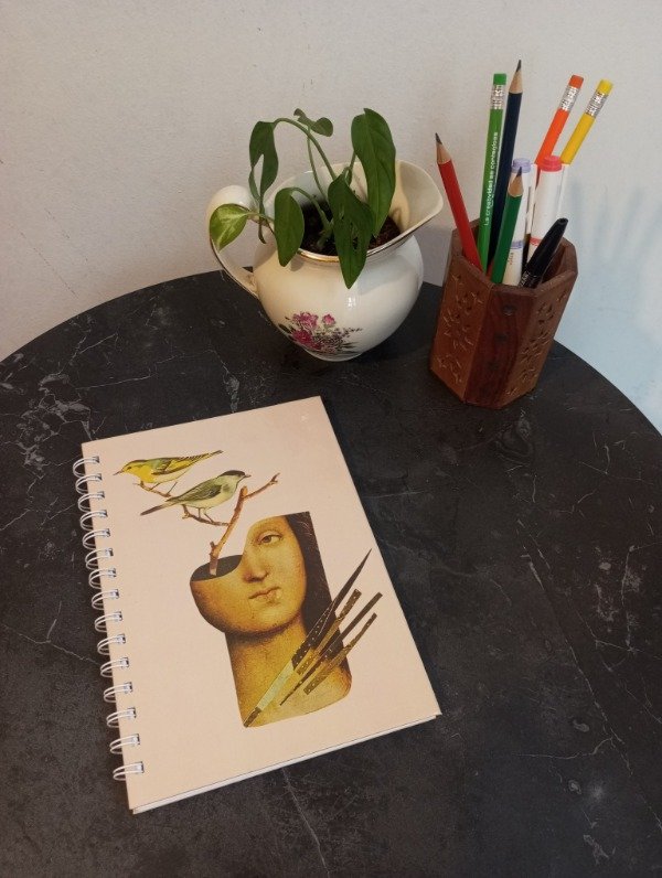 Producto - Cuaderno Pájaros en la cabeza - liso