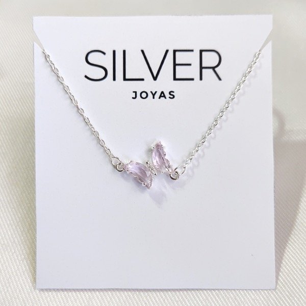 Producto - Pulsera mariposa rosa tornasolada AB