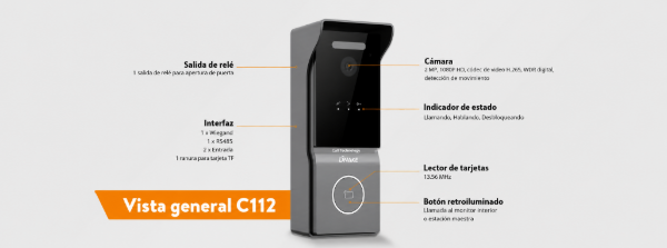 Producto - VideoPortero ip Dnake C112 c WiFi - 5