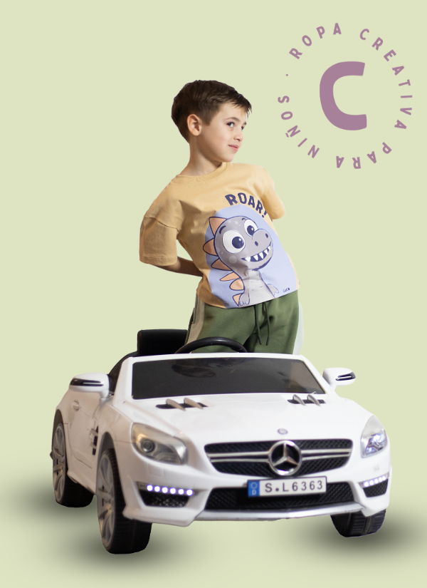 Producto - Remera manga corta "Dino"