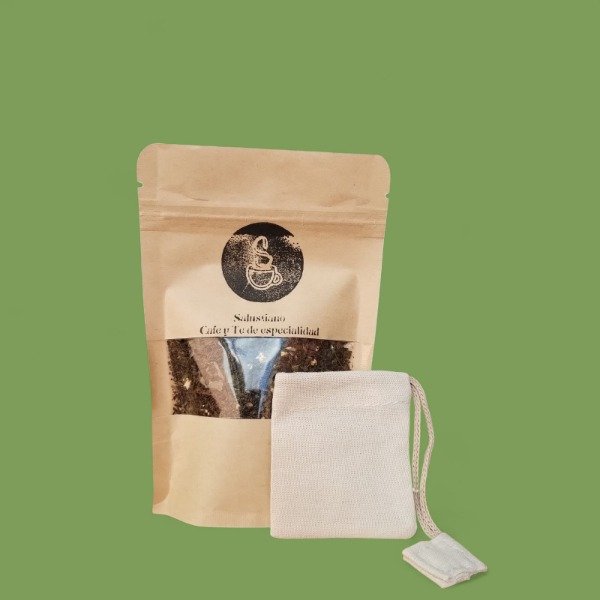 Producto - Té Blend Limón Jengibre Menta con saquito reutilizable