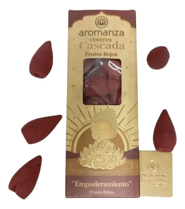 Producto - Cono Cascada Aromanza X10  FRUTOS ROJOS