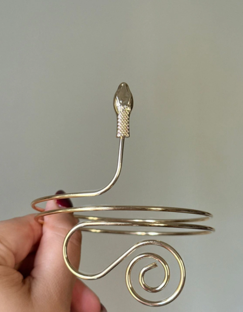 Producto - Brazalete serpiente dorado