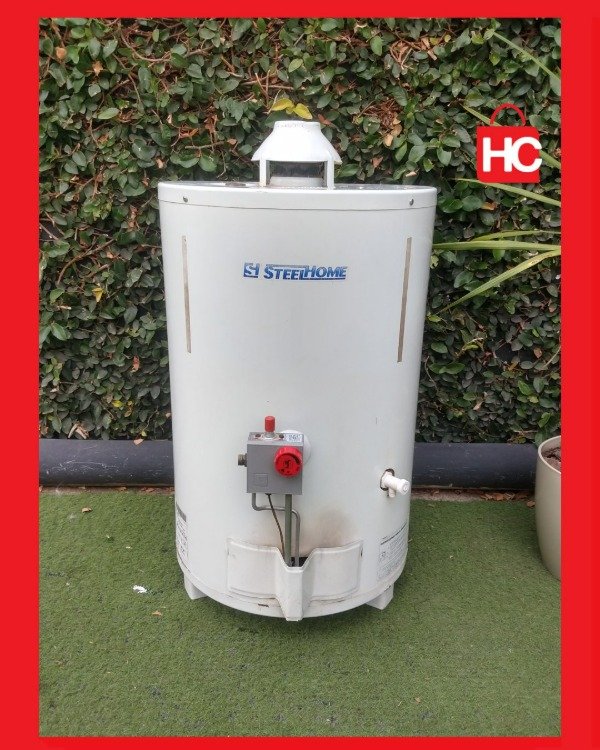 Producto - Termotanque a gas de 50 litros. Solución compacta para tu baño