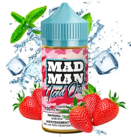 Producto - (FREEBASE) MAD MAN - 100ML 03MG - STRAWBERRY ICE