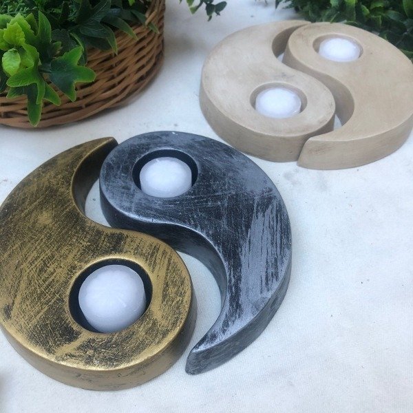 Producto - Porta Vela Ying Yang Grande