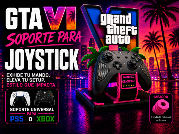 Producto - Soporte GTA VI para Joystick PS5 o XBOX - 0