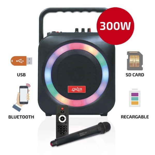 Producto - Parlante Over 105m bluetooth 300wts (OUTLET)