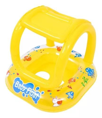 Producto - SALVAVIDA PARA BEBE CON TECHO SUNCLUB