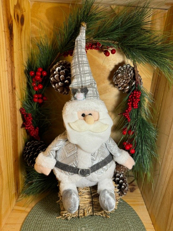 Producto - Papa Noel silver sentado (Efectivo: 31.920)