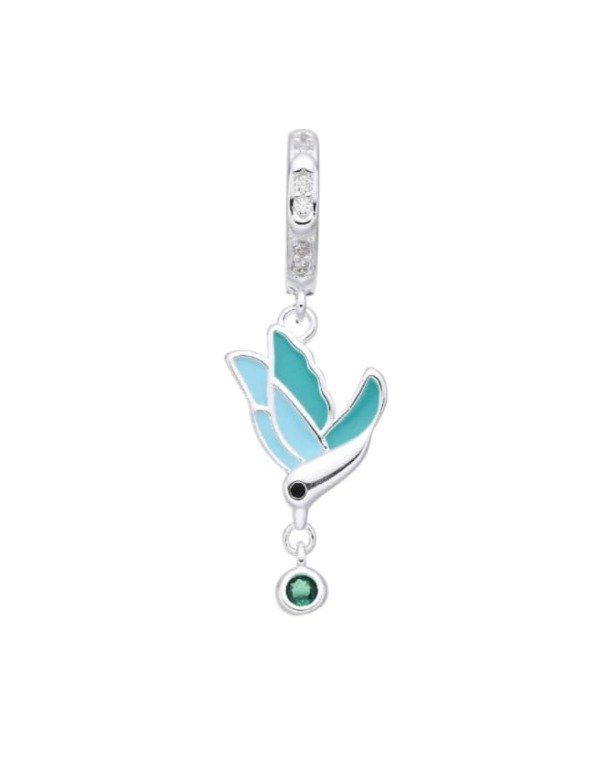 Producto - DIJE COLIBRI TURQUESA