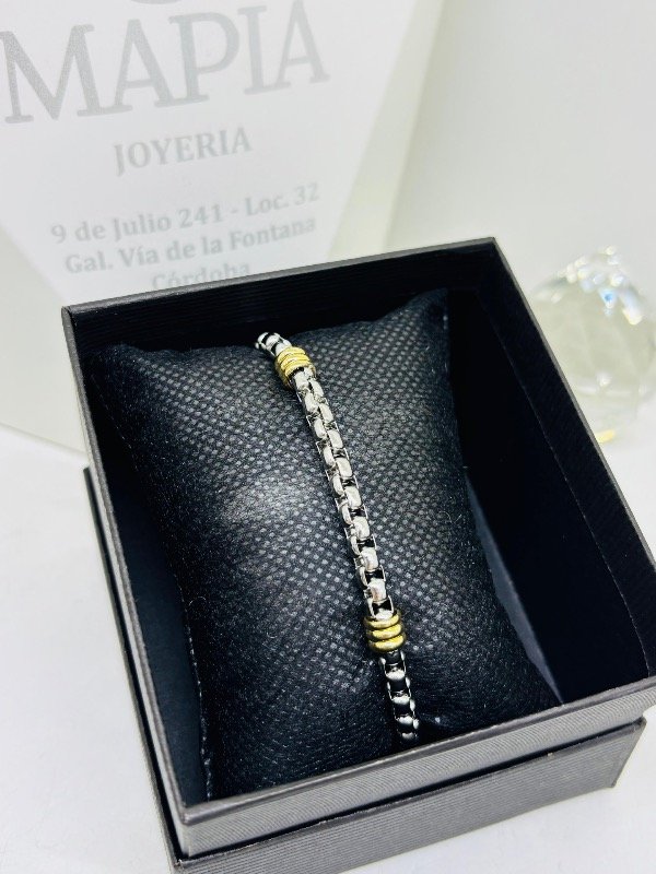 Producto - PULSERA COMBINADA ACERO